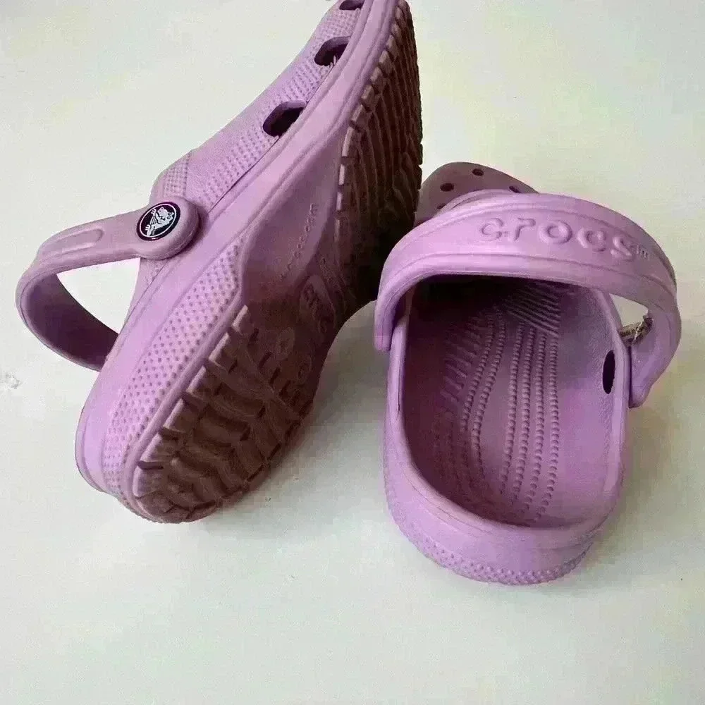 Crocs Kid’s Lavender Slingback Clog.